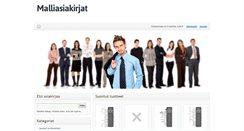 Desktop Screenshot of malliasiakirjat.fi